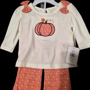 White and Pink Pumpkin Outfit